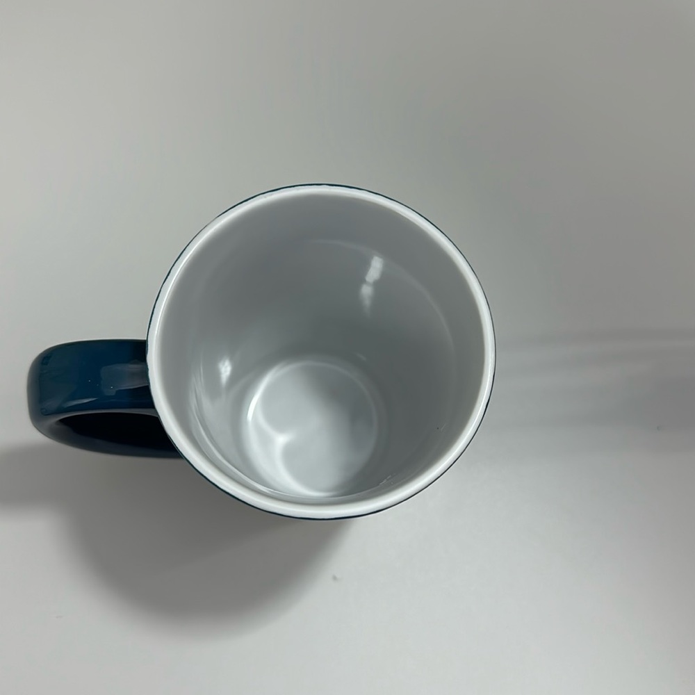 RELIST SOON New - Old East Main Co. Blue and Brown Coffee Mug - Cluck, Oink, Baa - Picture 3 of 4